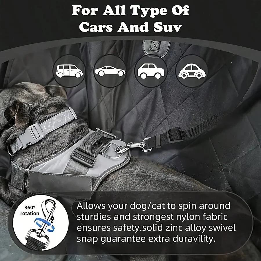 Cinturón de Seguridad para Perros Ajustable | Viaja Seguro con tu Mascota