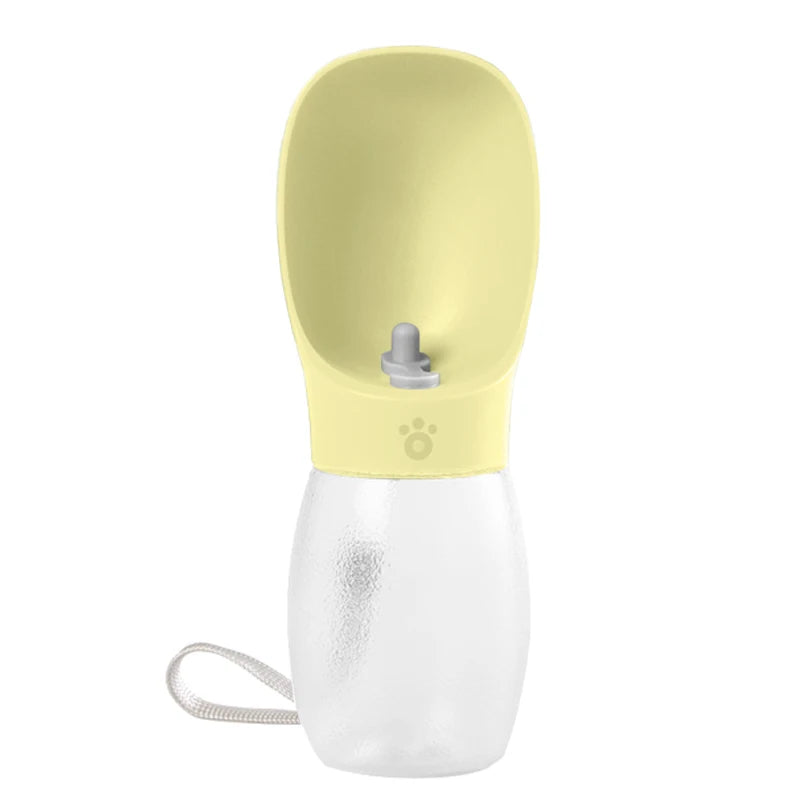 PetFlow™ | Botella Bebedero Portátil Antiderrame para Perros y Gatos – 300 ml